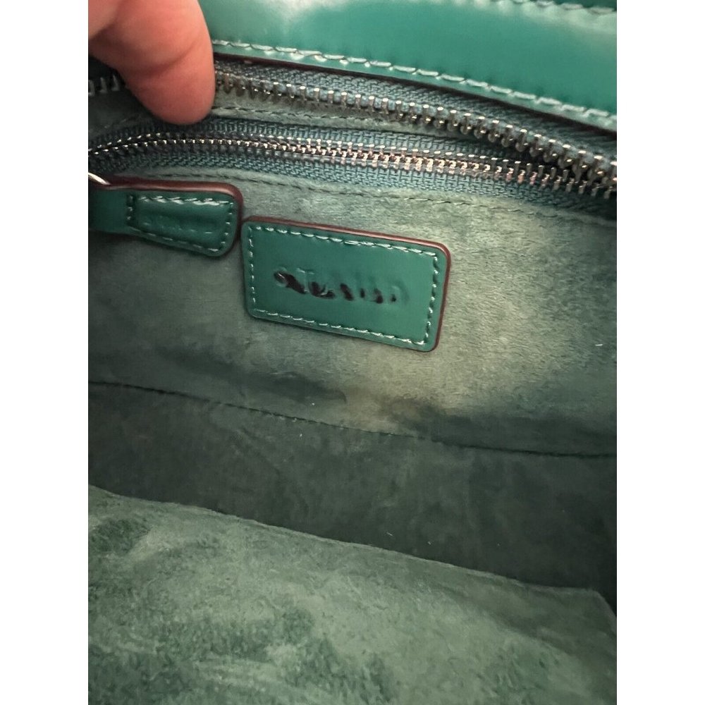 Staud Womens Ollie Shoulder Bag Purse Handbag Coastal Green Leather NWT - Picture 6 of 6